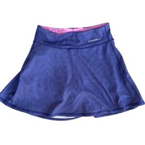 Eddie Bauer Tennis Skirt Girls 10/12
Skort  blue pink Stretch preloved